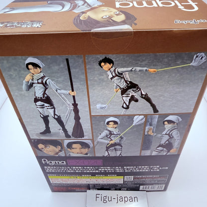 Levi Cleaning Ver Attack on Titan figma EX-020 Max Factory Bonus Stand MISB4