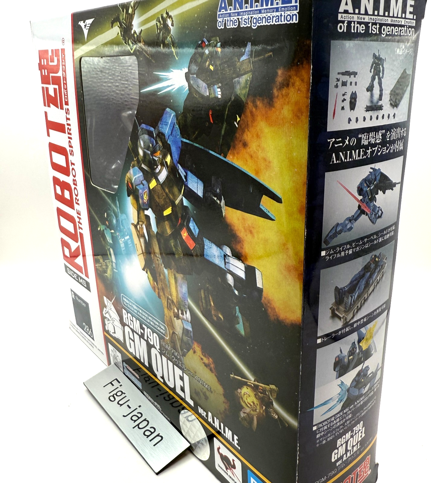 Robot Spirits GM Quel RGM79Q ver A.N.I.M.E. Figure Bandai MIB Authentic Japan1