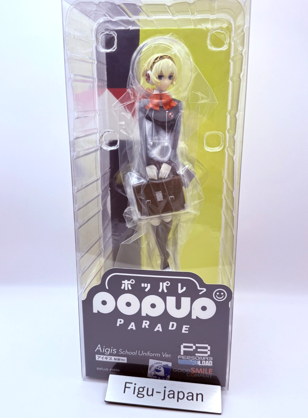 Aigis School Uniform POP UP PARADE Figure Persona 3 Good Smile Authentic MISB0