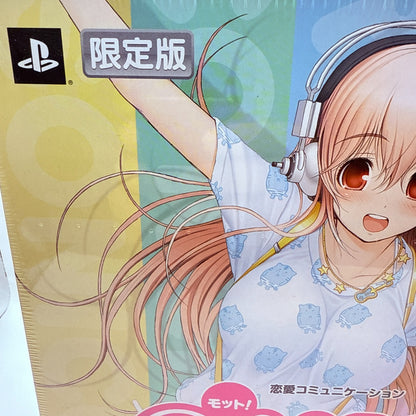 PS3 soft Motto Sonicomi Limited Edition Super Sonico Figure& Pillow Case9