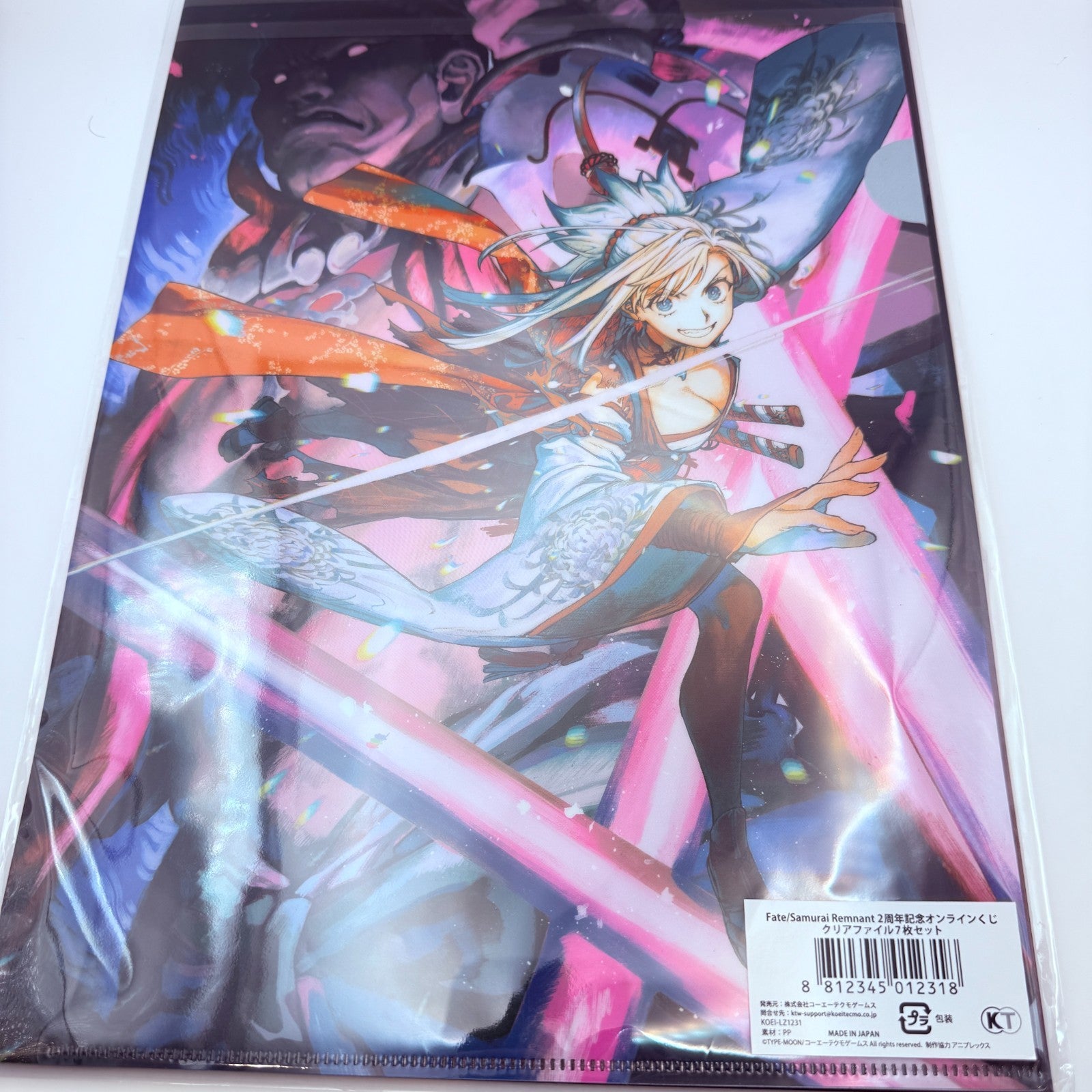 Fate/Samurai Remnant 2nd Anniv Kuji Musashi Set Art Board File Mug Desk Pad JP19