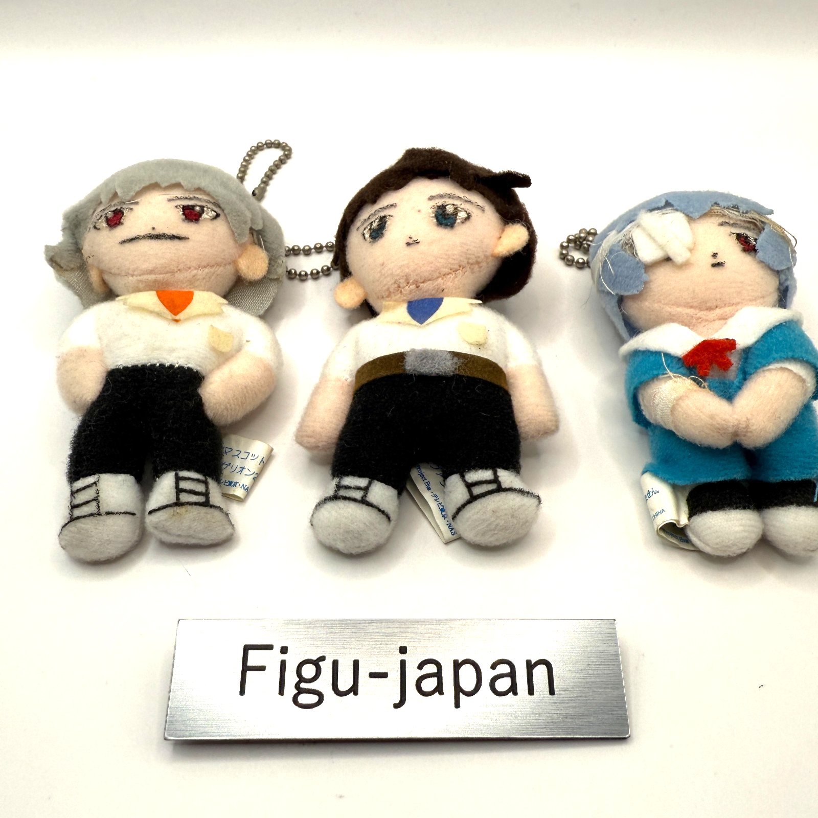 Neon Genesis Evangelion Keychain Mascot Plush    set of 3 Items [express]1