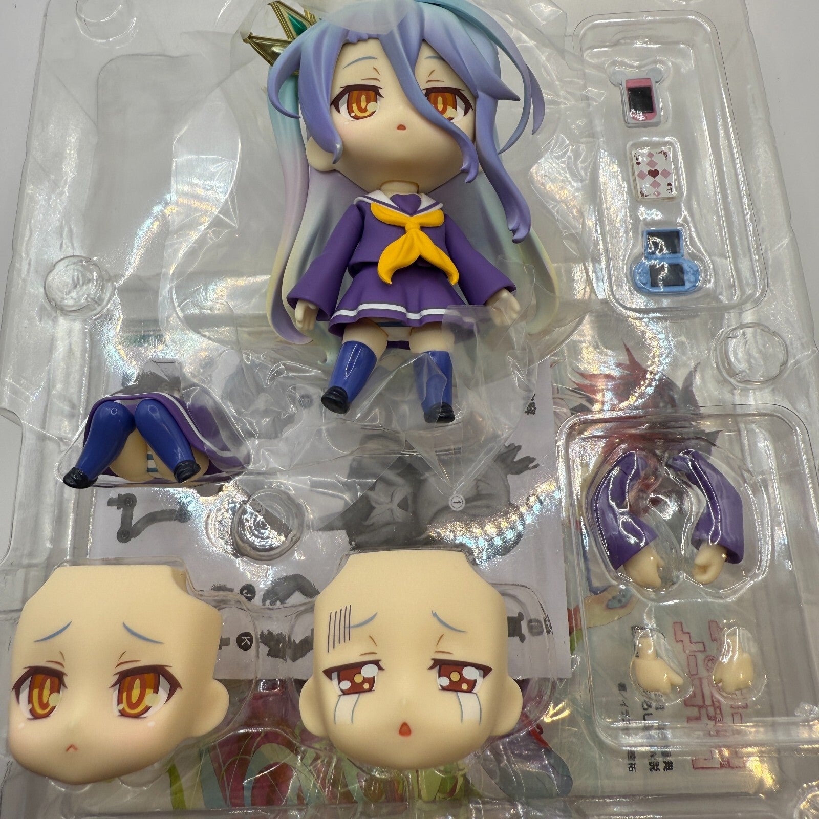 Nendoroid 653 Shiro No Game No Life 1st Ed Figure GSC Top Mint w/Sealed Novel8