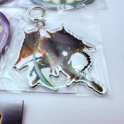 Fate/Samurai Remnant 2nd Anniv Kuji Rider Ushi Gozen Zhao Yun Yagyu Set Badge1