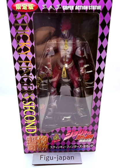 Sticky Fingers Second Super Action Statue JoJo Figure Missing Stand Clearance0