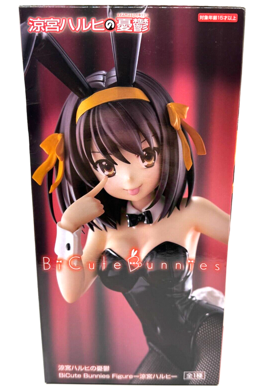 Haruhi Suzumiya Bi cute Bunnies Figure real Fishnet stockings New Japan0