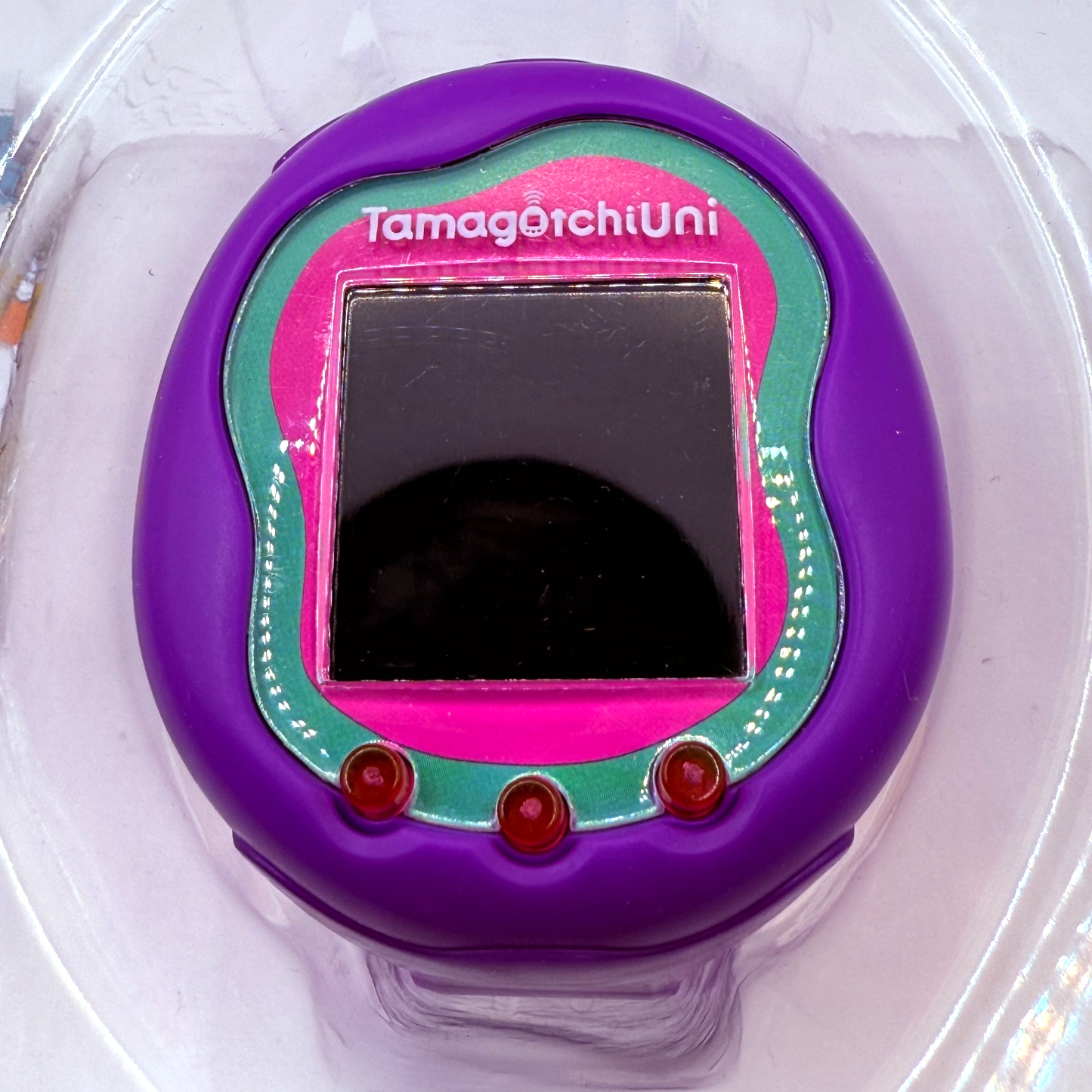 Bandai Tamagotchi Uni Purple Virtual Pet Tamaverse Wearable MIB Authentic7