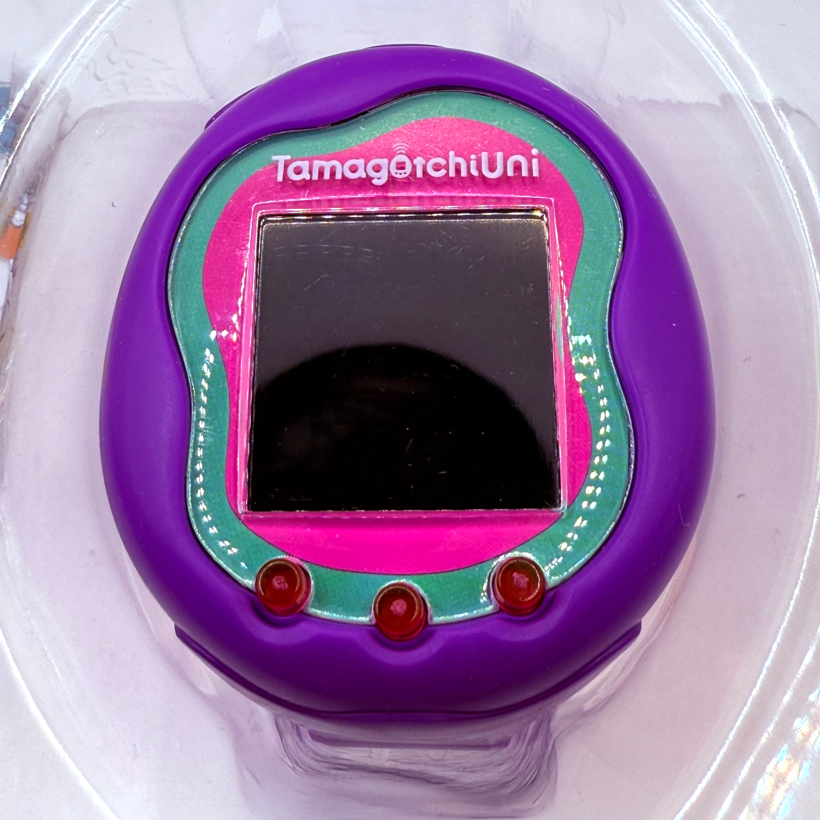 Bandai Tamagotchi Uni Purple Virtual Pet Tamaverse Wearable MIB Authentic7