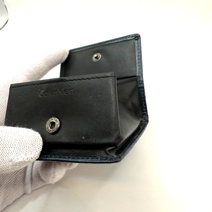 Calvin Klein Gray Faux Leather Discontinued product With Coin Purse.[express]6