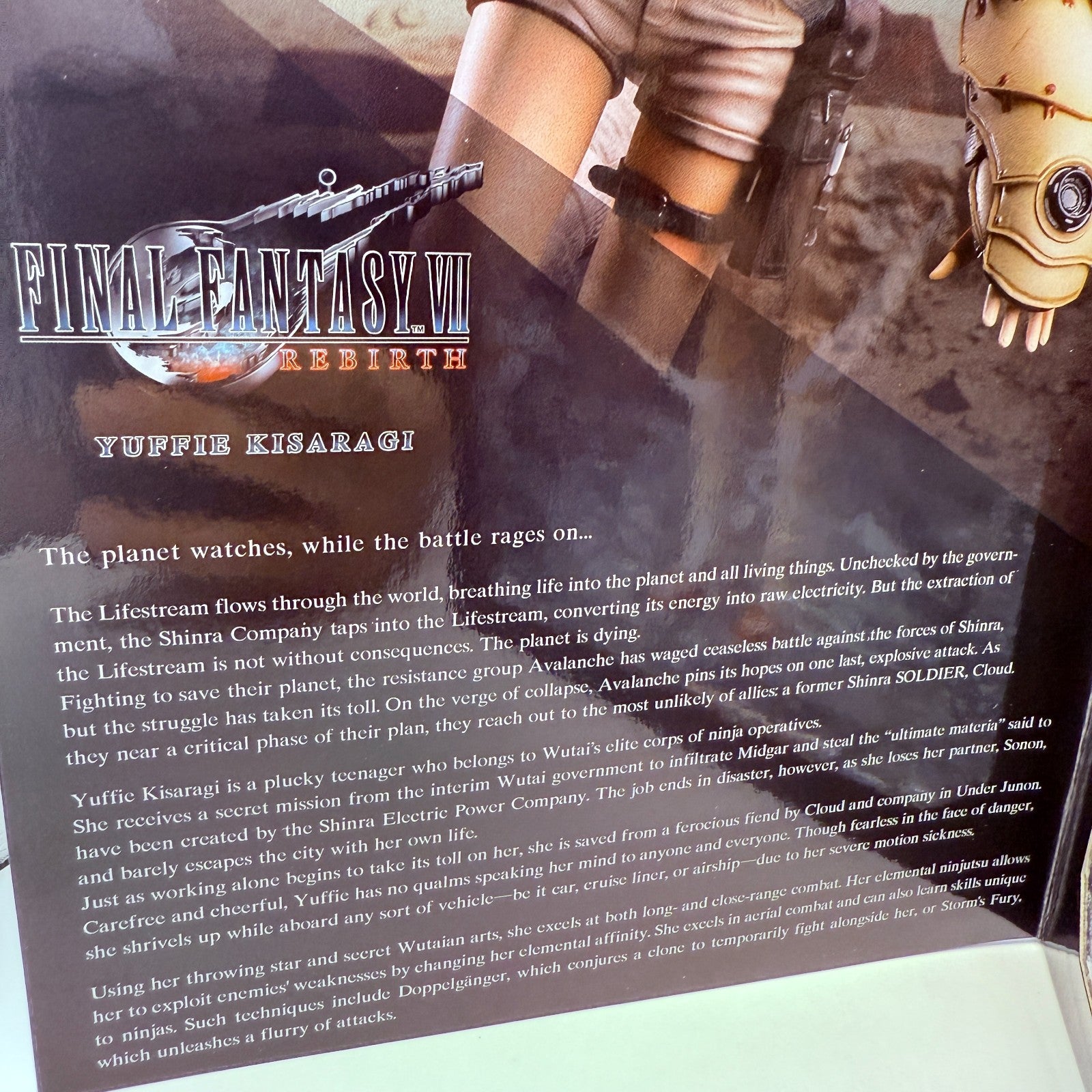 Final Fantasy VII Rebirth Yuffie Kisaragi Ver.2 Play Arts Kai Action Figure9