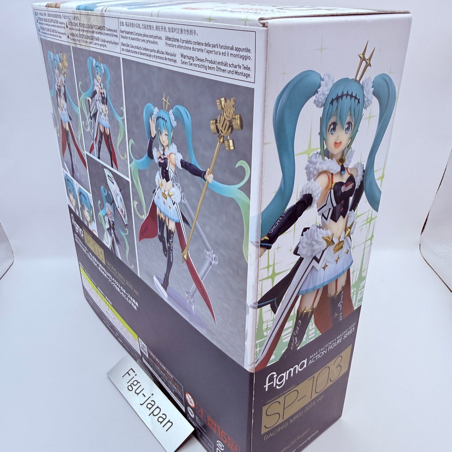 Hatsune Miku Racing 2018 figma SP-103 GT Project Max Factory Action Figure MISB3