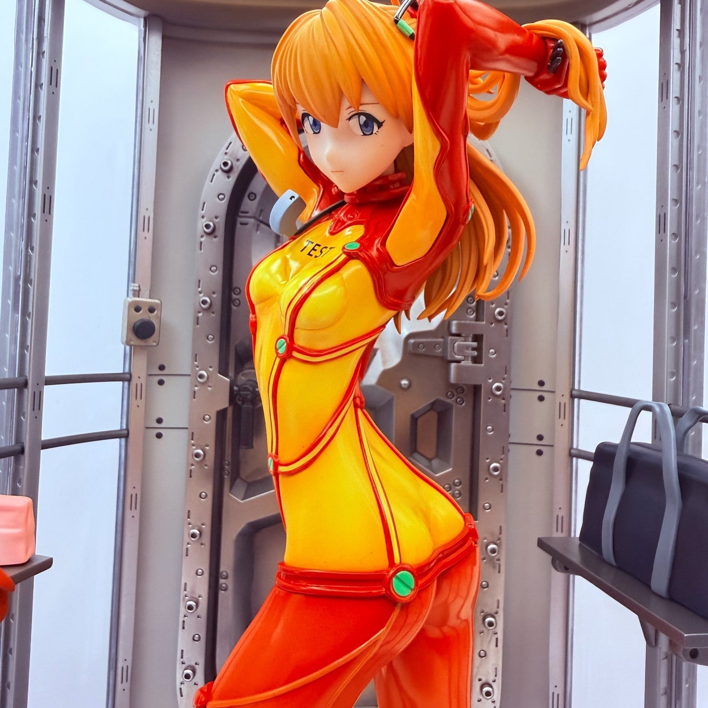 AniMester Evangelion Asuka Langley Test Plugsuit 1/7 Diorama Figure mint20