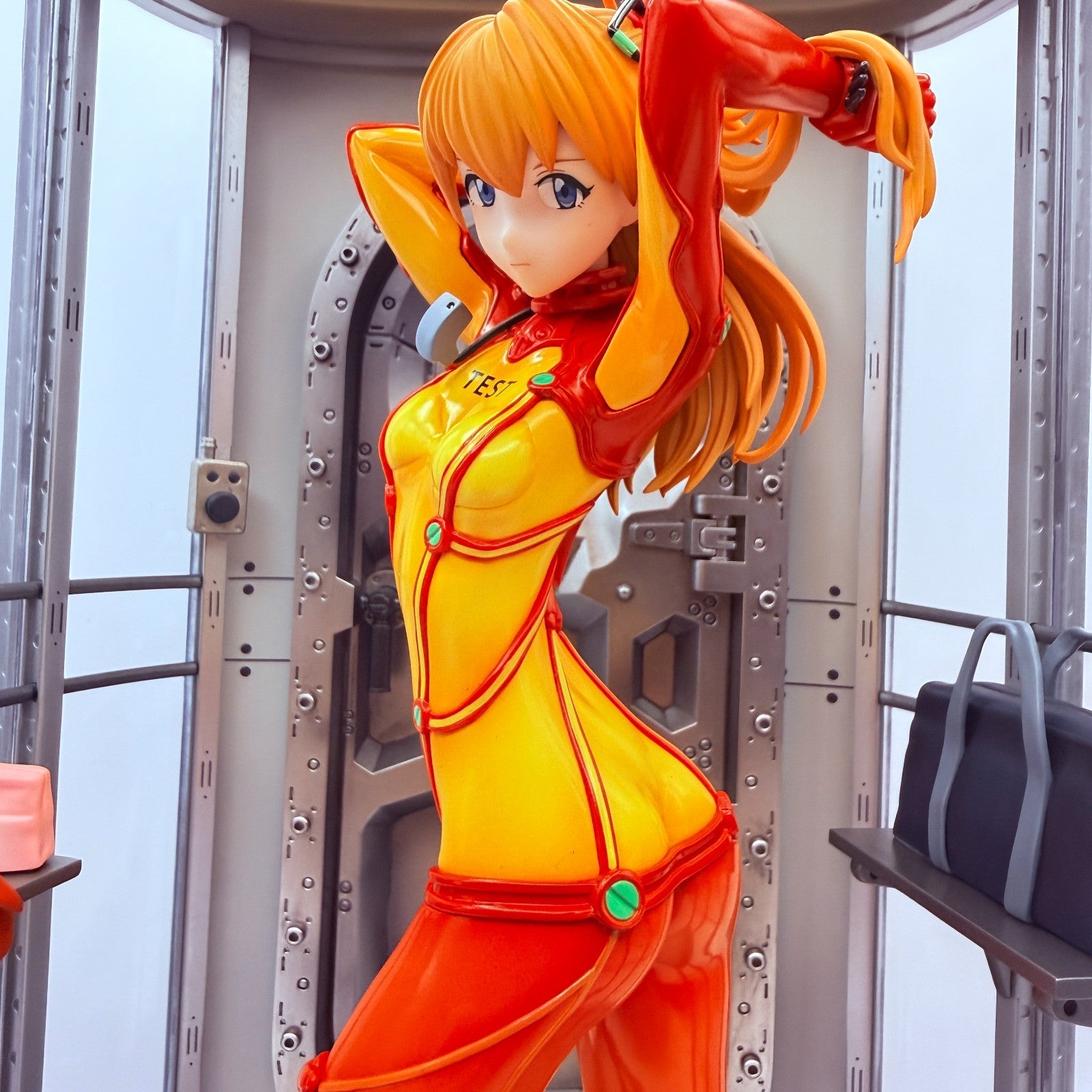 AniMester Evangelion Asuka Langley Test Plugsuit 1/7 Diorama Figure mint20