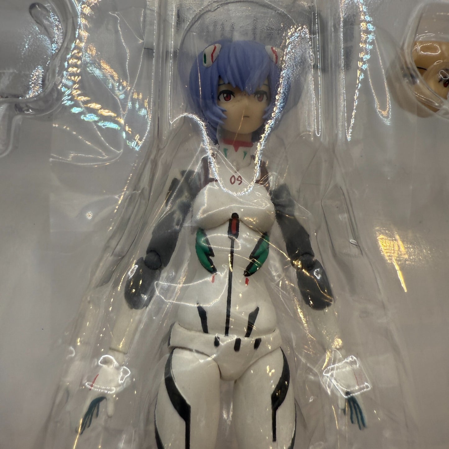 Kaiyodo Evangelion Evolution EV022EX Rei Ayanami White Figure 3rd Village New1