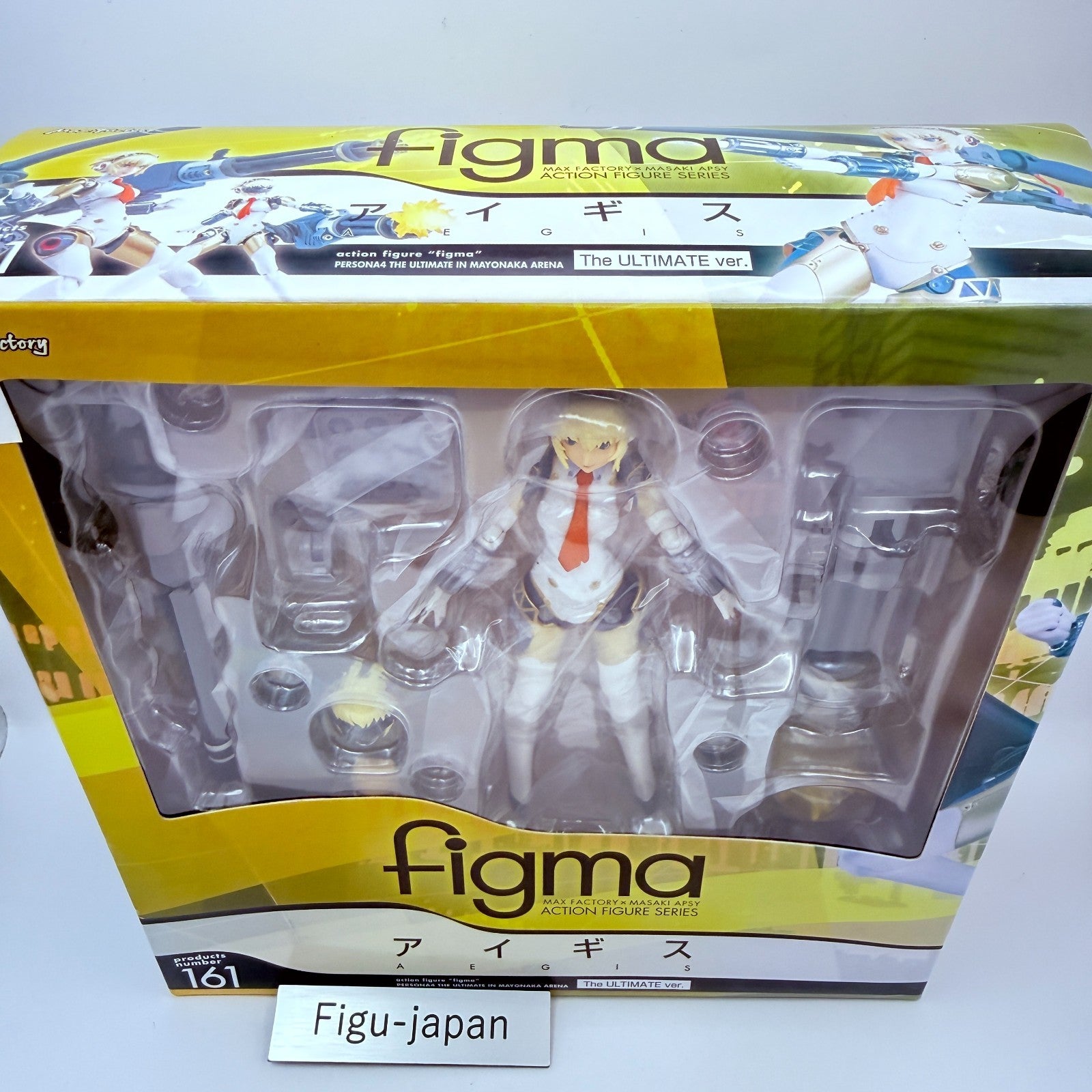 figma 161 Aigis The Ultimate ver. Persona 3 P4A Factory Sealed Vintage NEW14
