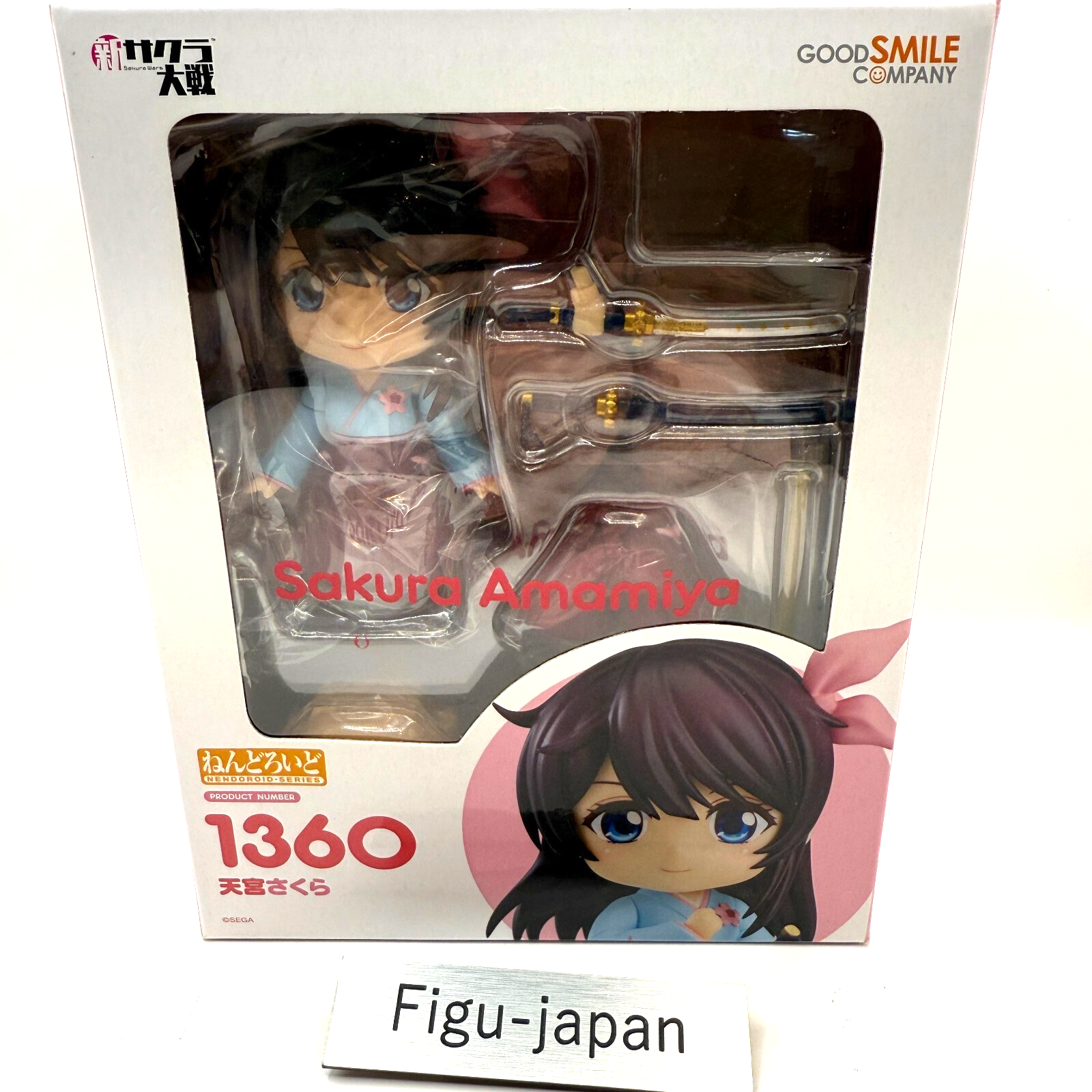 Nendoroid1360 Sakura Amamiya Sakura Wars Shin Sakura Taisen GSC Figure Japan New0