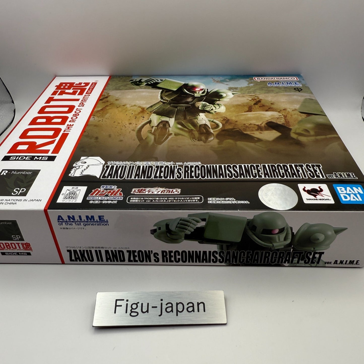 Zaku II & Zeon Reconnaissance Aircraft Robot Spirits Figure Bandai MISB3