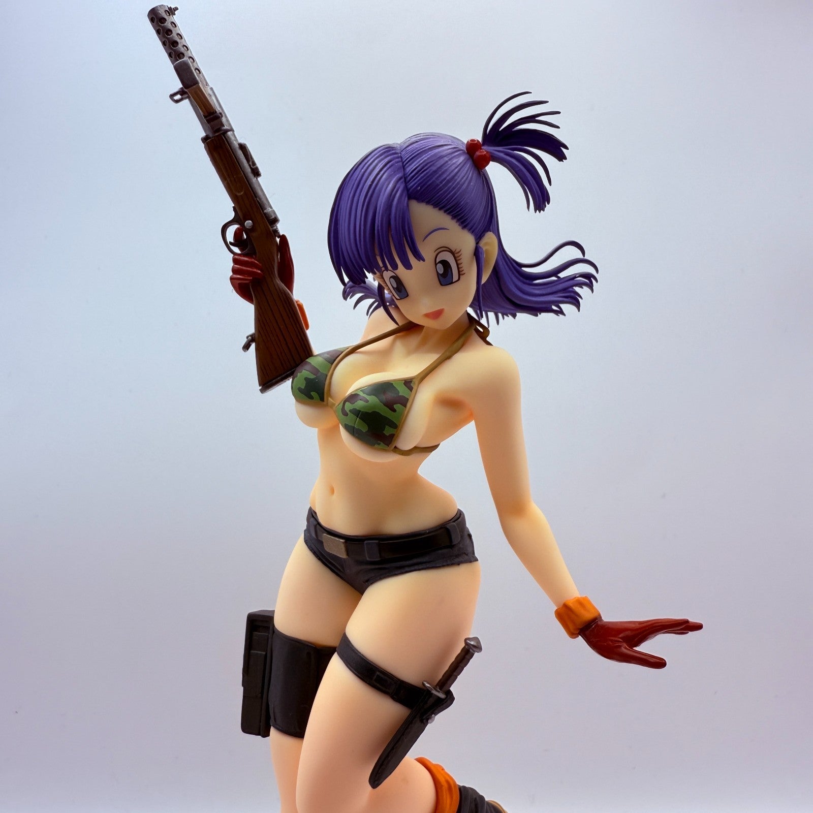MegaHouse Dragon Ball Gals Bulma Army Ver. Type 2 Purple Hair Figure Japan7