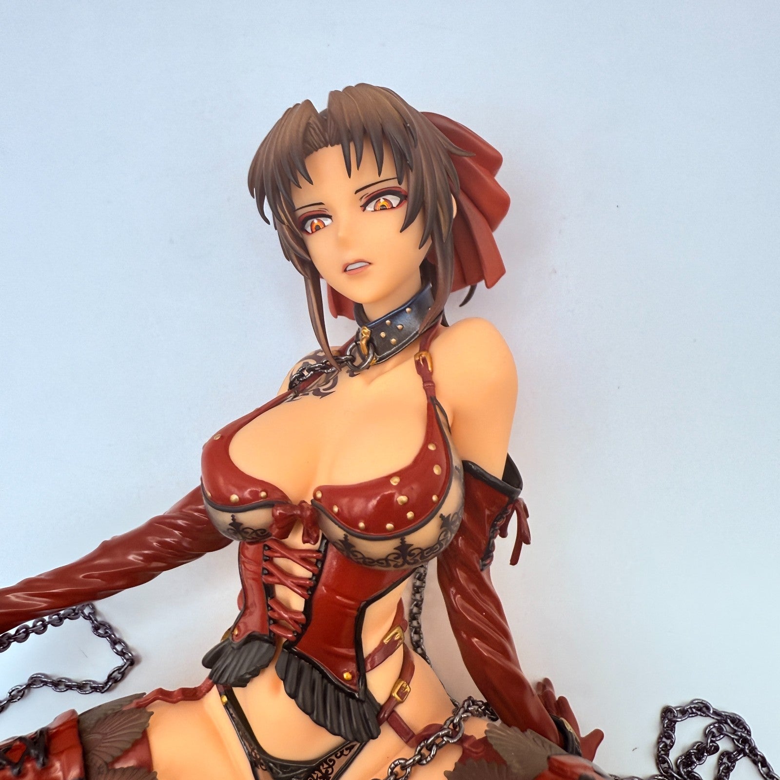 Medicos Black Lagoon Revy Scarlet Queen 1/7 Figure 20th Anniv Box Damaged Japan13
