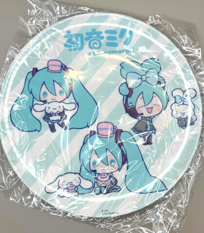 Hatsune miku & Cinnamon roll New prastic Melamine Plate sanrio [express]1