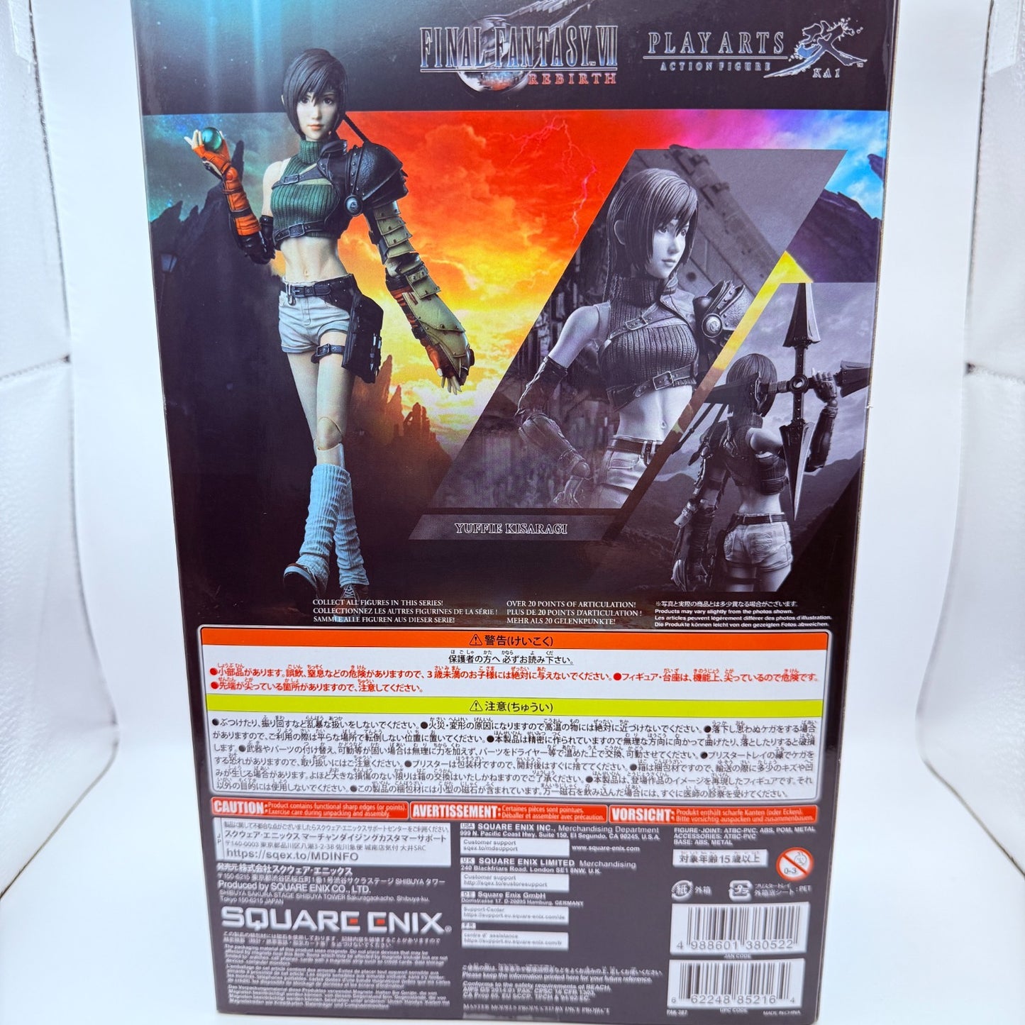 Final Fantasy VII Rebirth Yuffie Kisaragi Ver.2 Play Arts Kai Action Figure3
