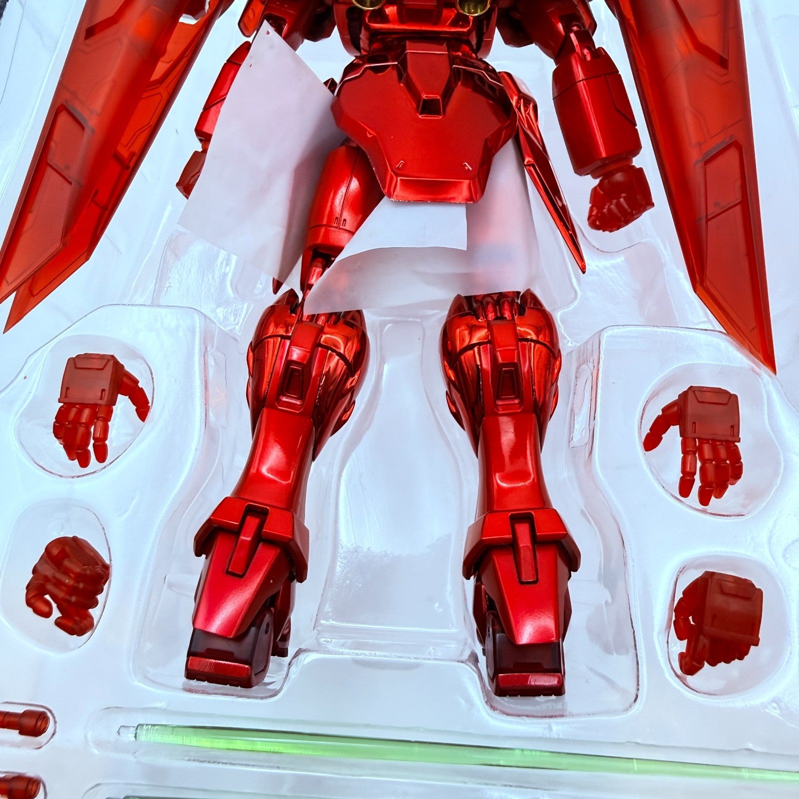 METAL ROBOT SPIRITS Wing Gundam Zero CHOGOKIN 50th Red Plated Bandai NIB17