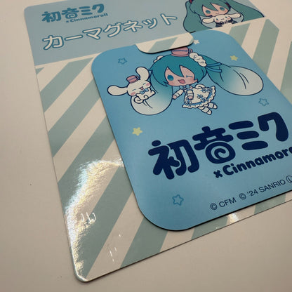 Hatsune miku Cinnamoroll Car magnet goods Light fastness Sanrio from japan NEW3