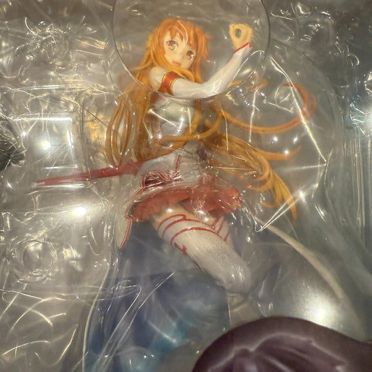 Lucrea SAO 10th Anniversary Kirito & Asuna 1/7 Figure MegaHouse Aniplex Mint Use1