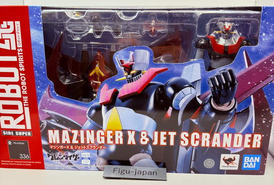 Bandai ROBOT SPIRITS SIDE SUPER Mazinger X & Jet Scrander Figure NEW Japan0