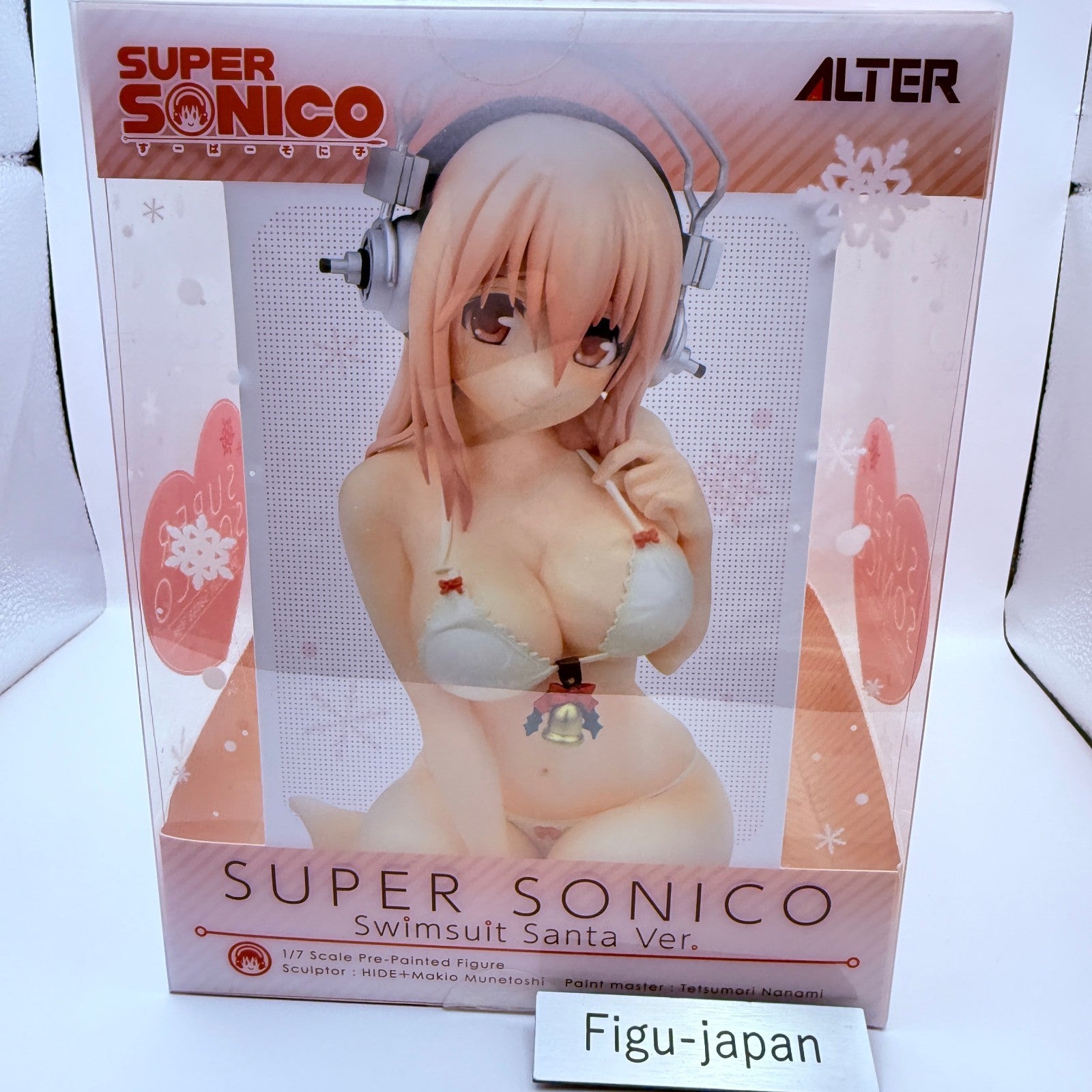 Super Sonico Santa Bikini Ver Figure 1/7 Alter Authentic Japan MIB4