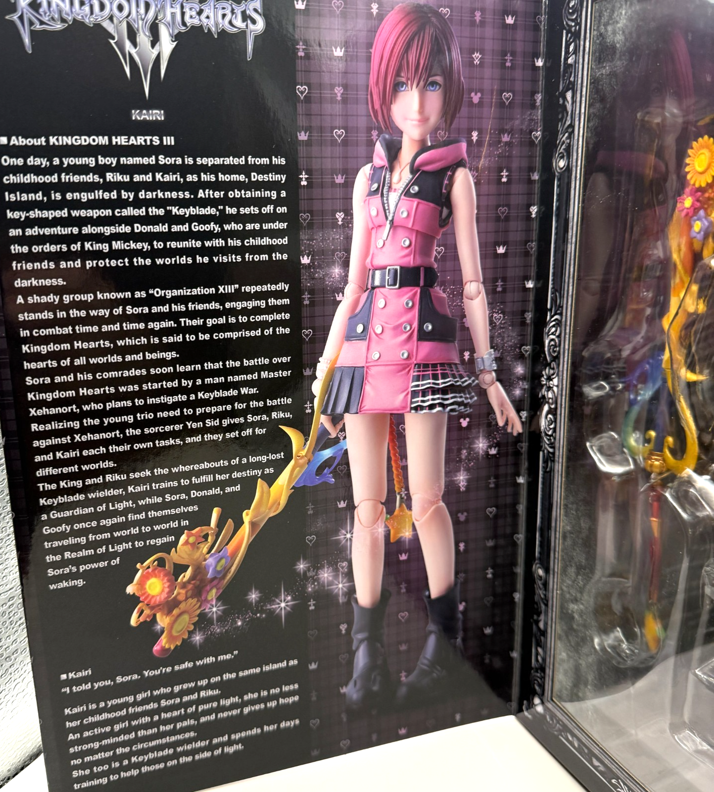 Square Enix Kingdom Hearts III Kairi Play Arts Kai Action Figure NEW5