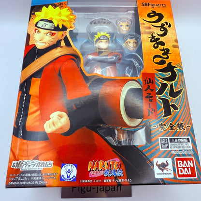Naruto Uzumaki Sage Mode Complete Edition S.H.Figuarts Bandai Figurine MIB0
