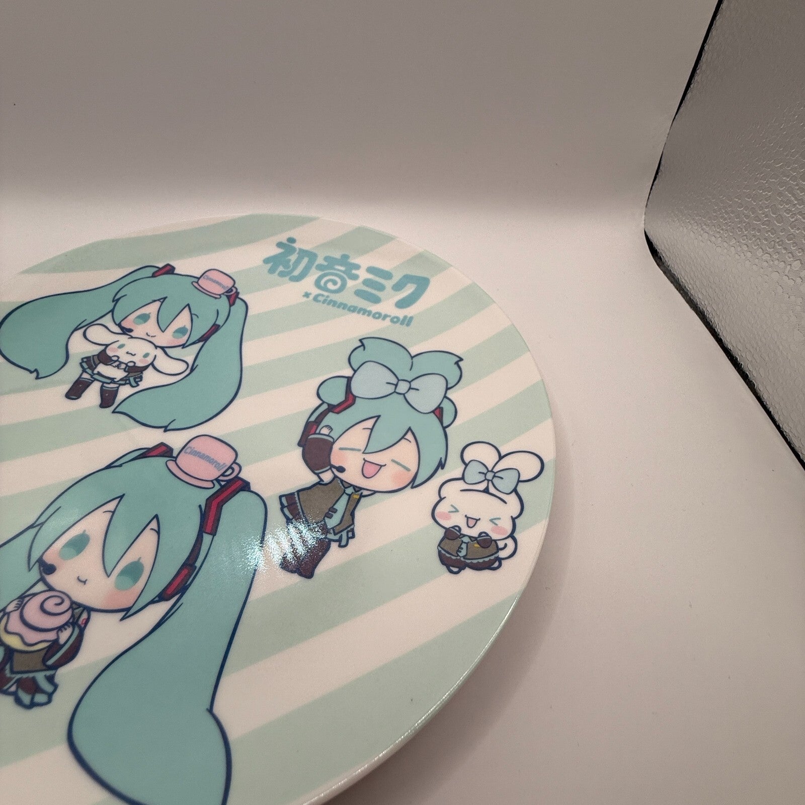 Hatsune miku & Cinnamon roll New prastic Melamine Plate sanrio [express]6