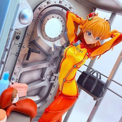 AniMester Evangelion Asuka Langley Test Plugsuit 1/7 Diorama Figure mint9