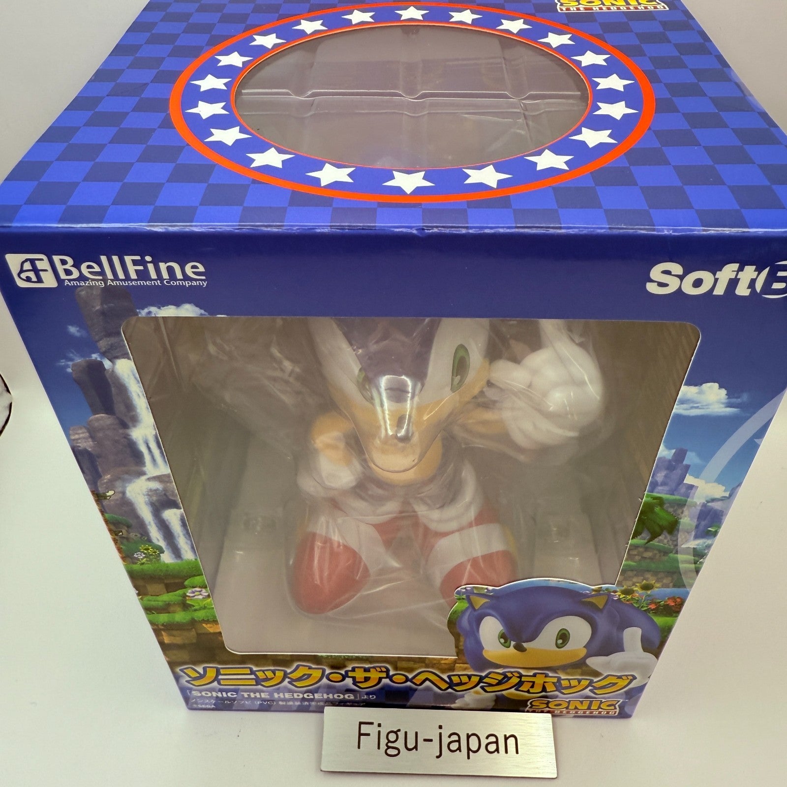 BellFine Sonic The Hedgehog Soft Vinyl Figure Sofubi SEGA Game Toy Japan New5