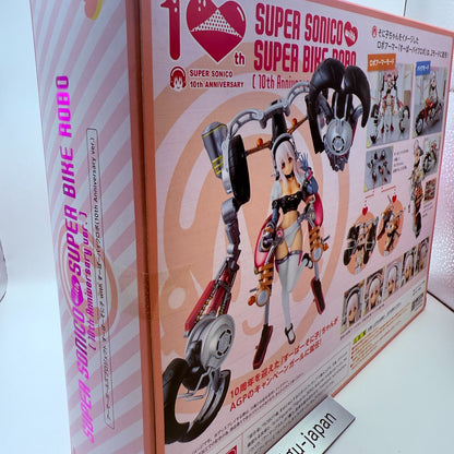 Super Sonico Bike Robo Nitroplus 10th Anniversary Tamashii Nations Bandai MIB HT6