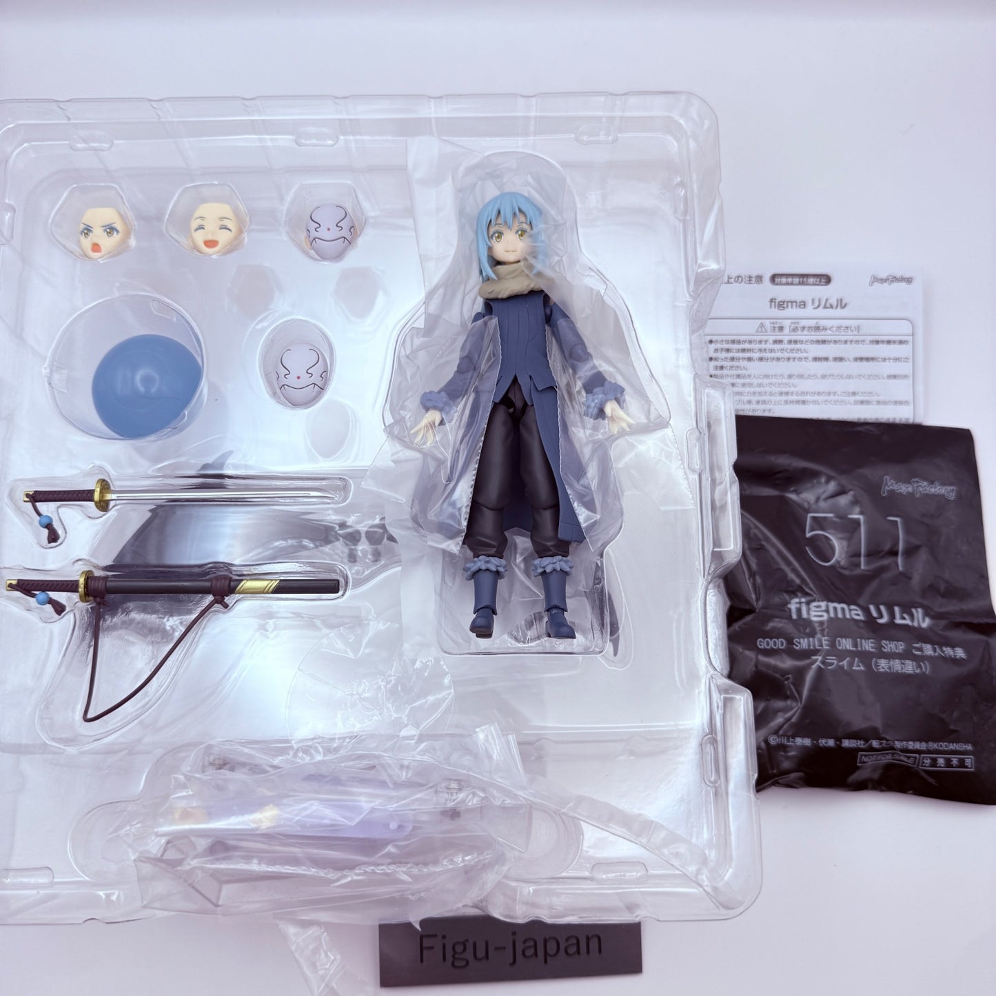 figma Rimuru Tempest Slime Max Factory First Press Bonus Edition Figure Anime6