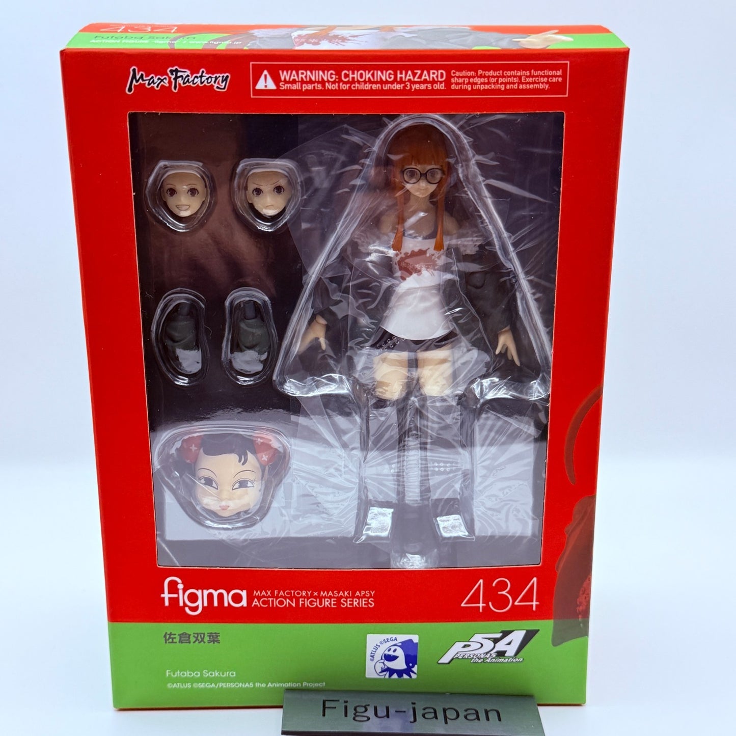 figma 434 Persona 5 Futaba Sakura Navi Oracle Action Figure MISB Authentic1
