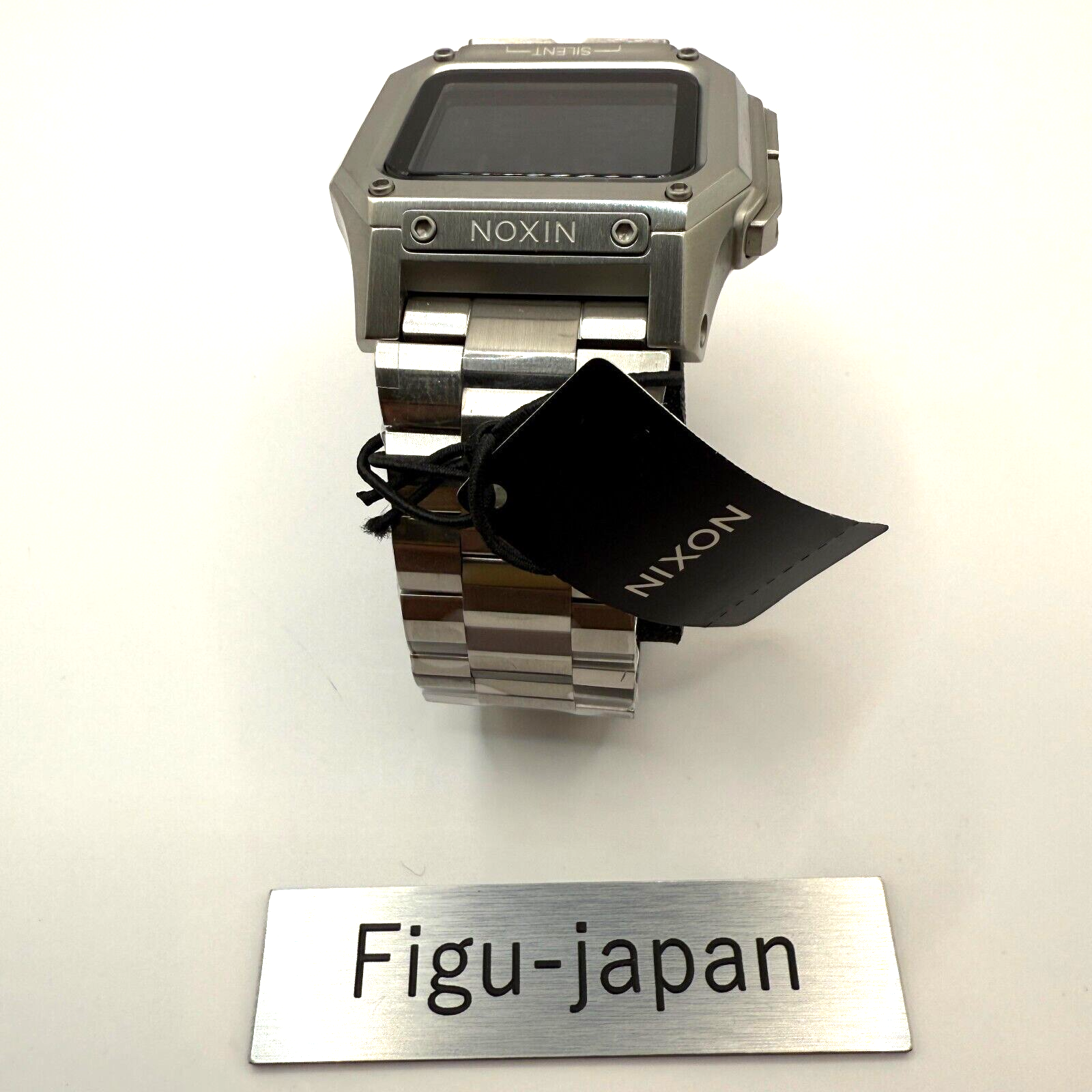 NIXON Reglus SS SILVER A1268131 Glus Quartz Digital Watch 46mm[express NEW]3