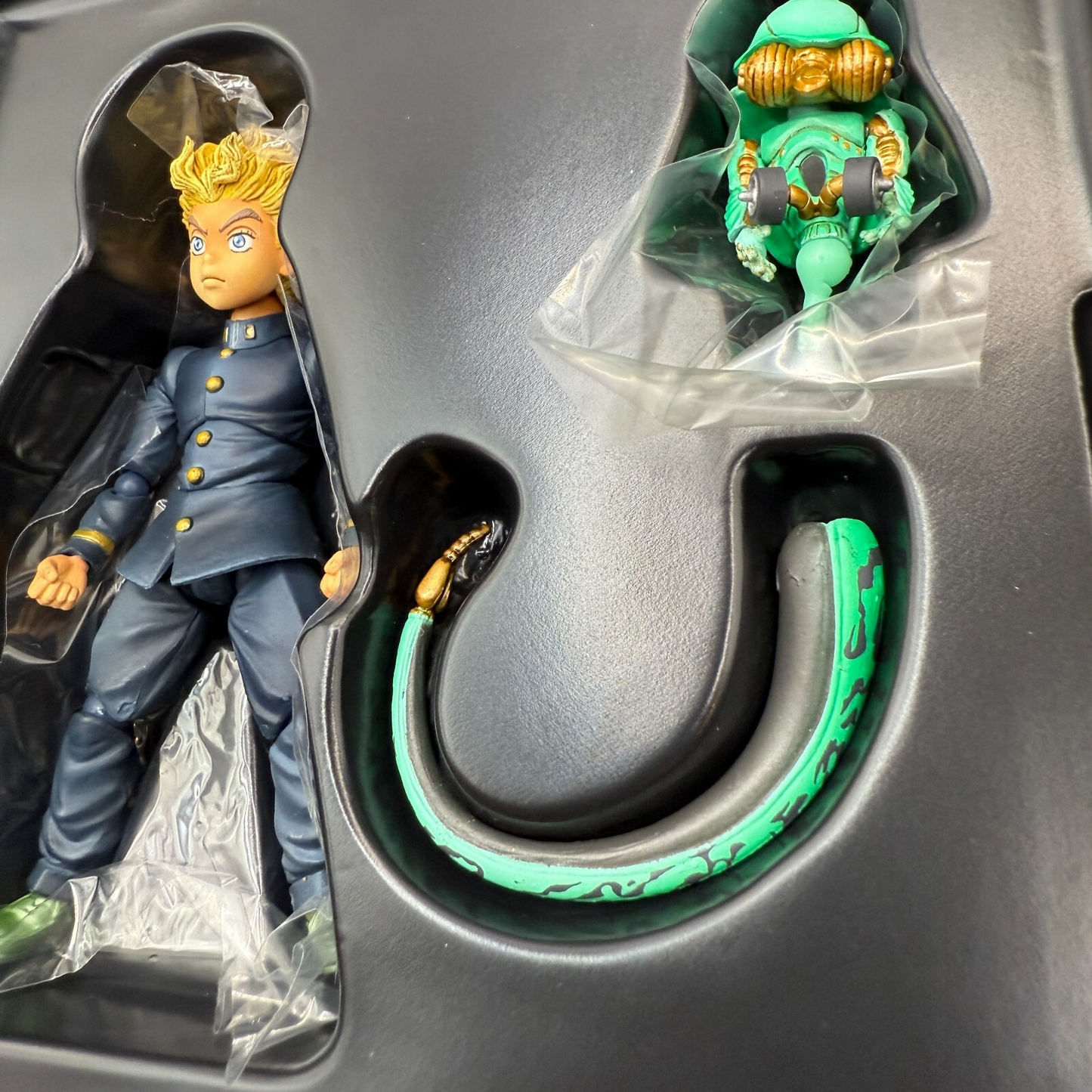 JoJo Part 4 Koichi Hirose & Echoes ACT1 ACT2 ACT3 Figure Set SAS Authentic Mint8