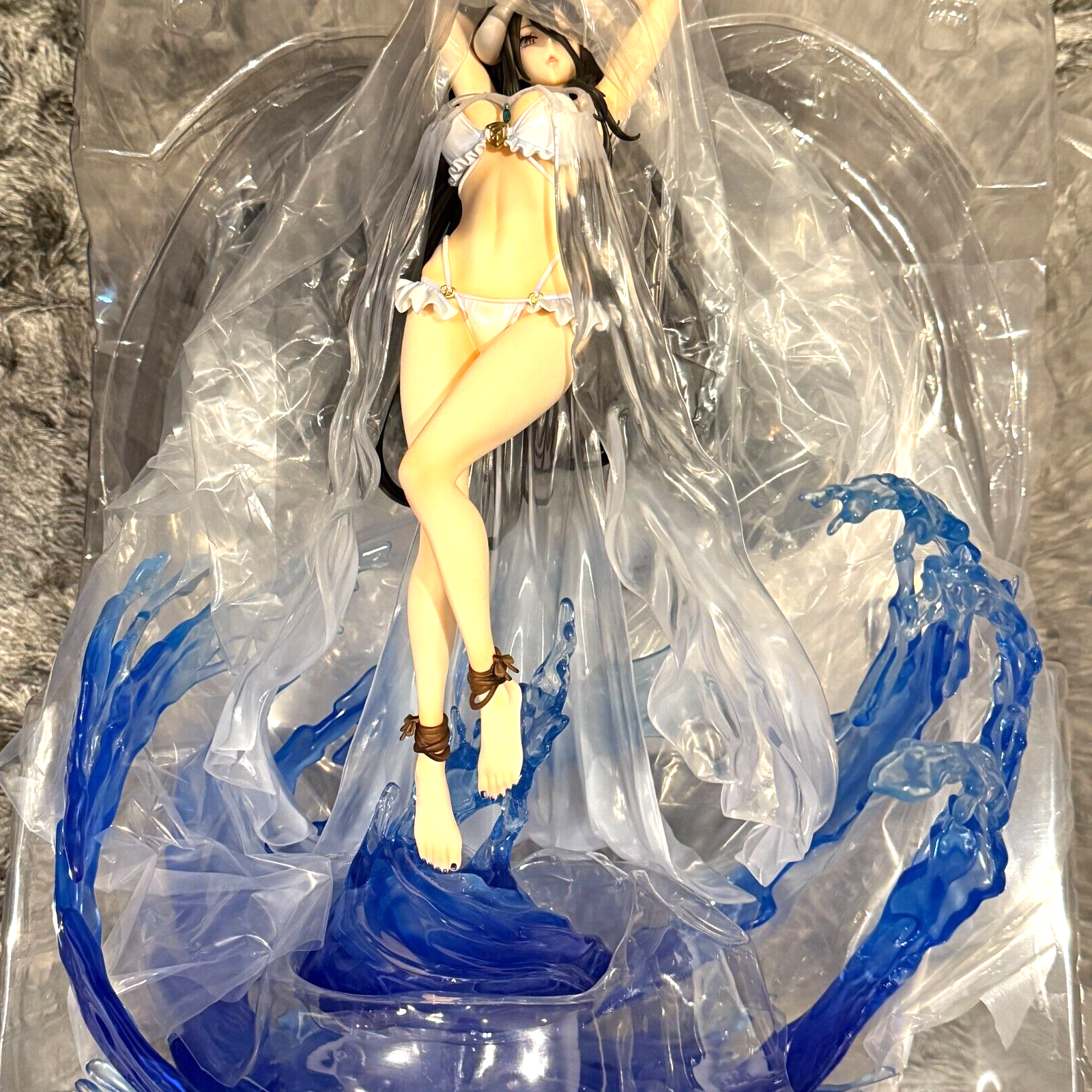 Overlord Albedo Swimsuit Ver 1/7Scale Figure Shibuya Scramble eStream Japan Mint18