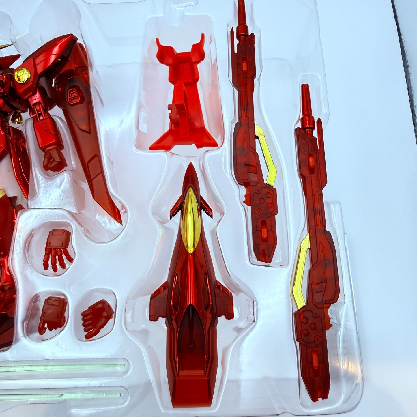 METAL ROBOT SPIRITS Wing Gundam Zero CHOGOKIN 50th Red Plated Bandai NIB14
