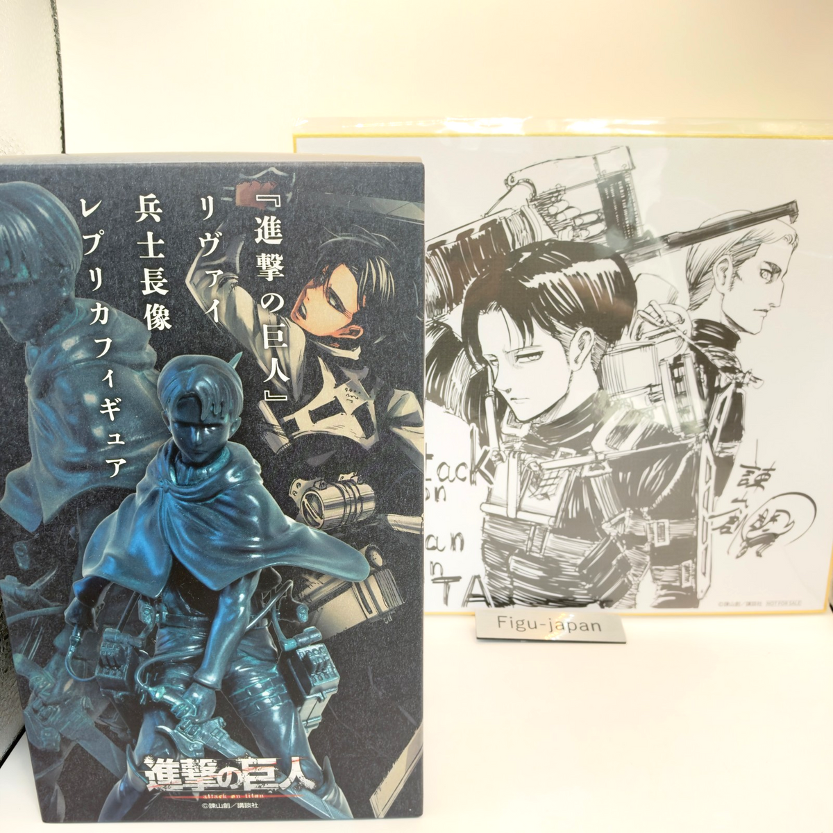 Attack on Titan Levi Ackerman Statue Hita Exclusive Printed Signature Genuine0