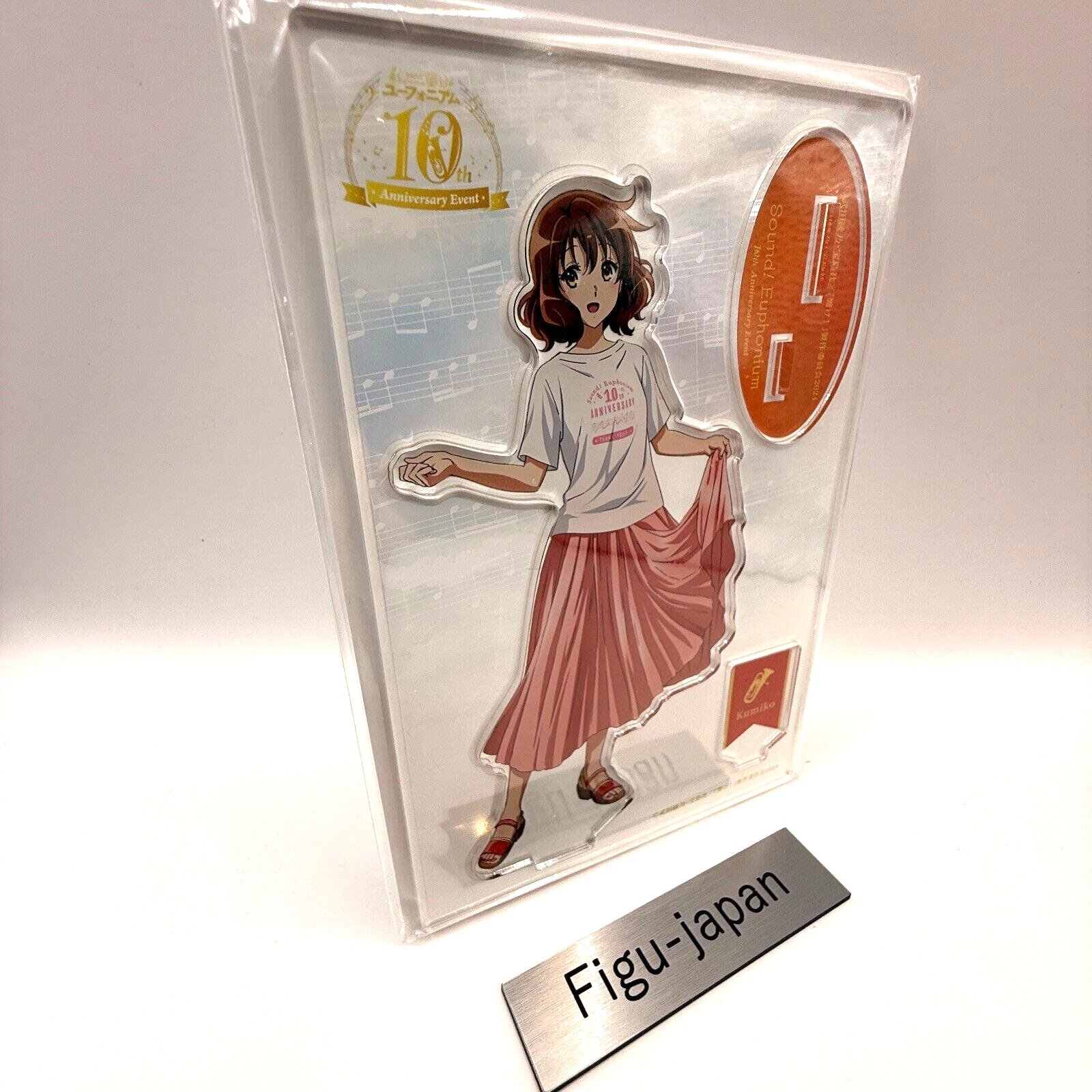 Sound! Euphonium Kumiko Oumae Acrylic Stand 10th Anniversary Figure Japan New3