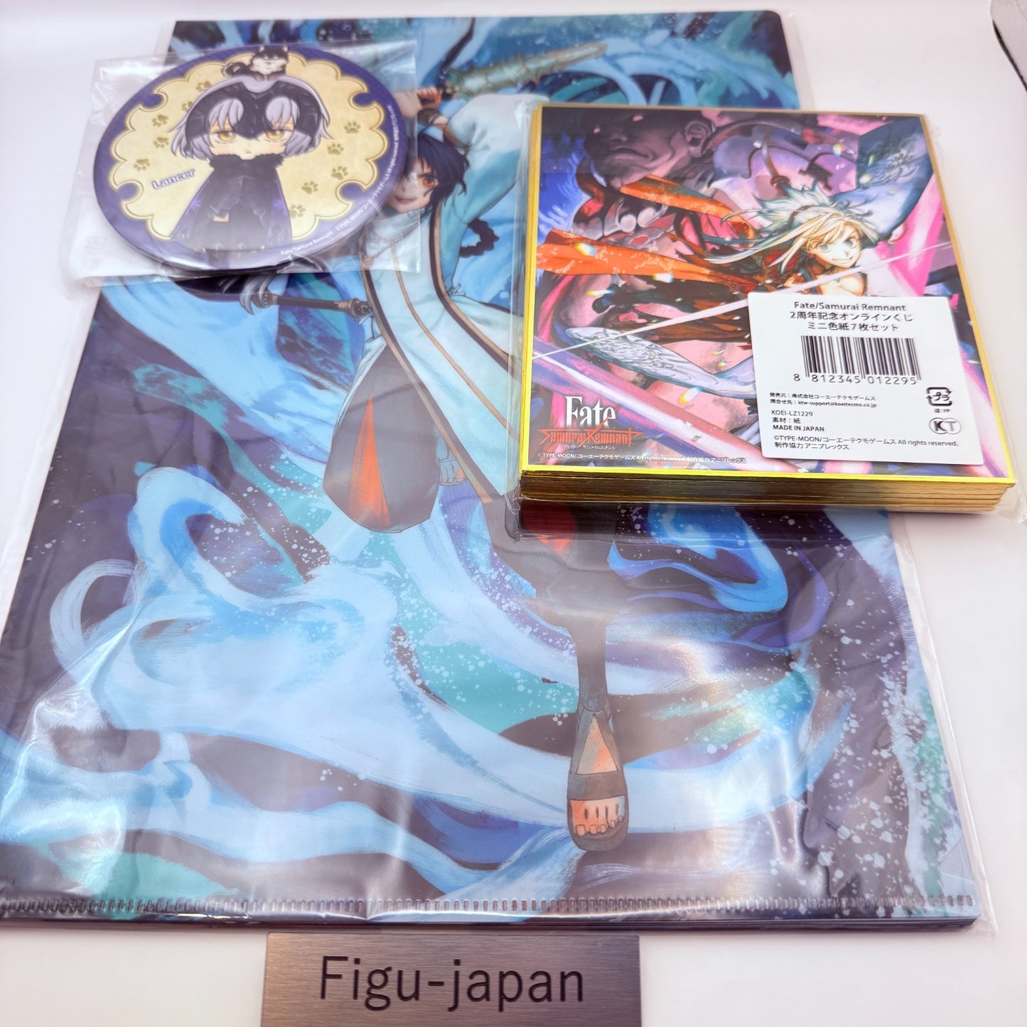 Fate/Samurai Remnant 2nd Anniv Kuji Lancer Jeanne Alter Set Art Board File Badge1