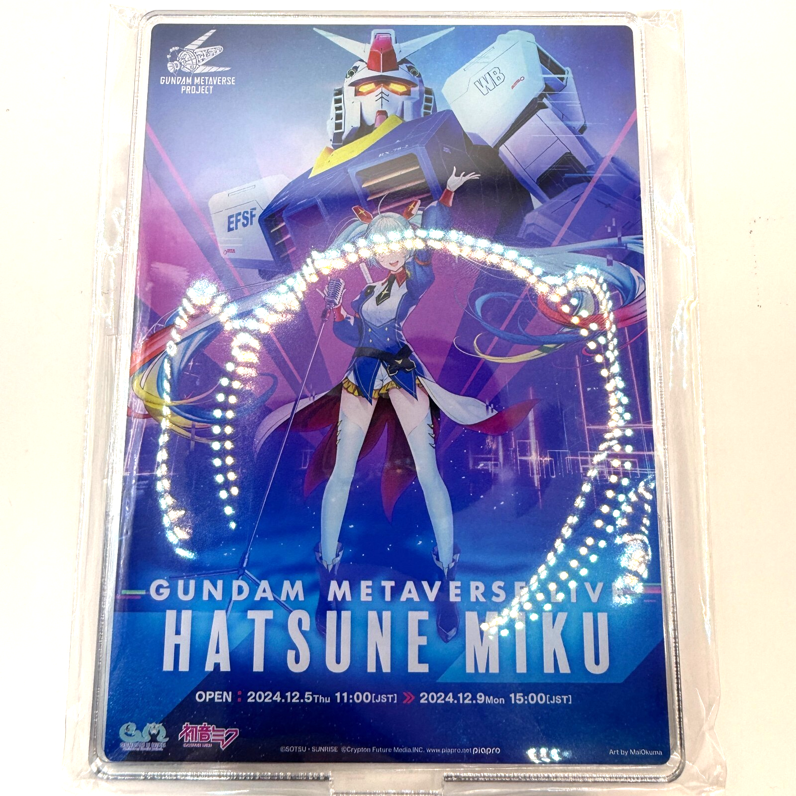 Hatsune Miku Gundam Acrylic Stand (Standard Size) key visual ver NISB7