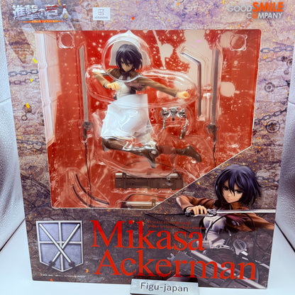 Attack on Titan Mikasa Ackerman 1/8 Scale PVC Figure Good Smile Company TOP MINT0