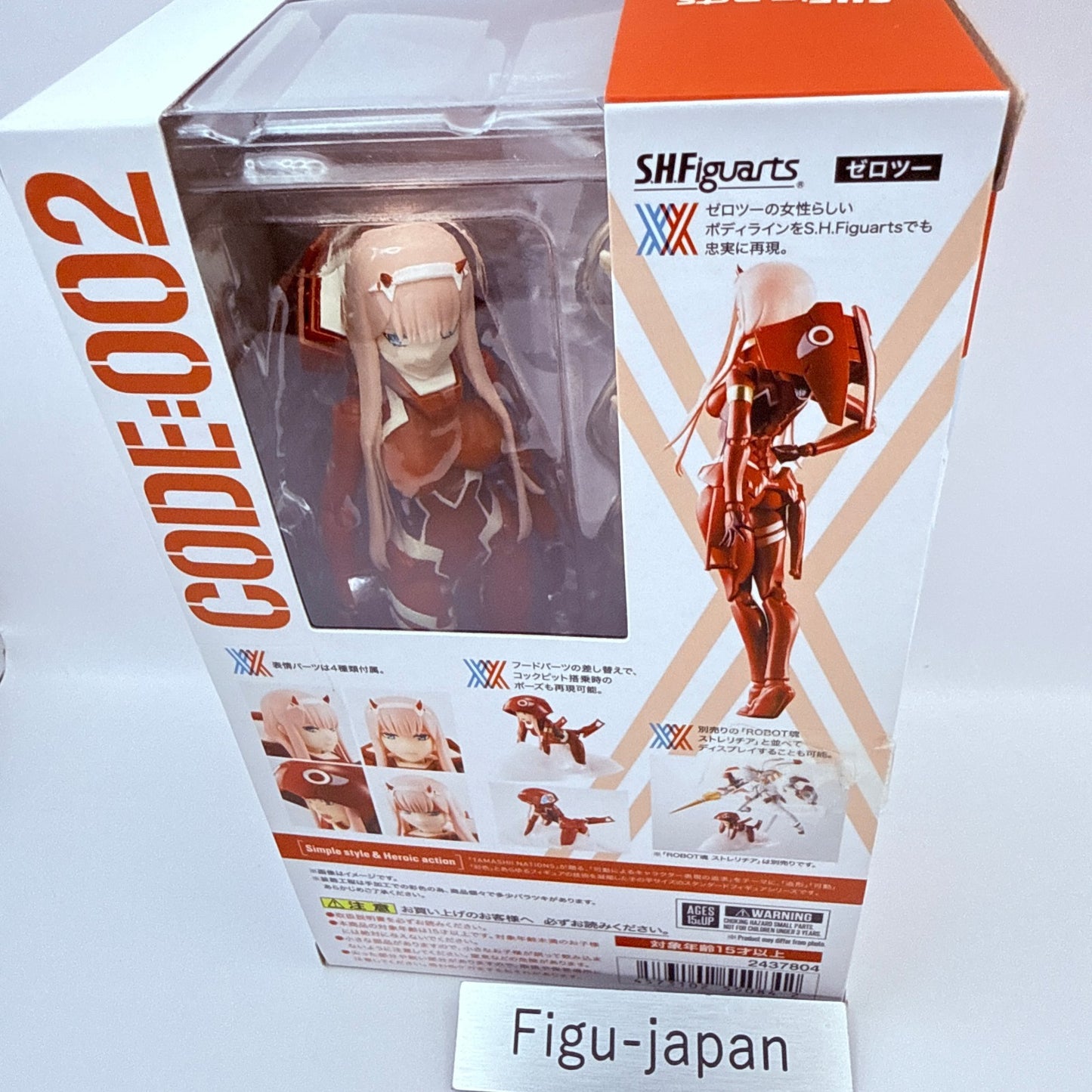 Zero Two Figure S.H.Figuarts Darling in the Franxx Bandai MIB Authentic Japan3