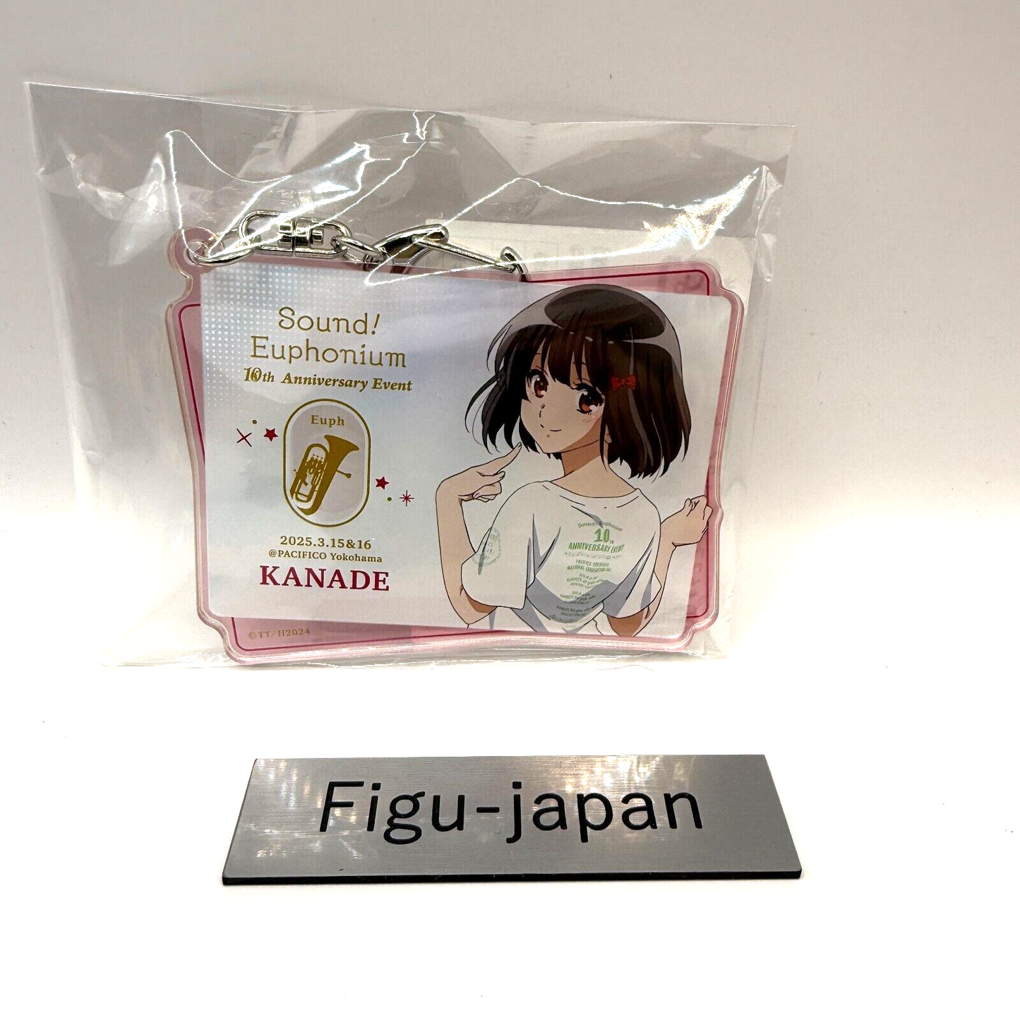 Sound! Euphonium Kanade Hisaishi Keychain 10th Anniversary Strap Japan New3