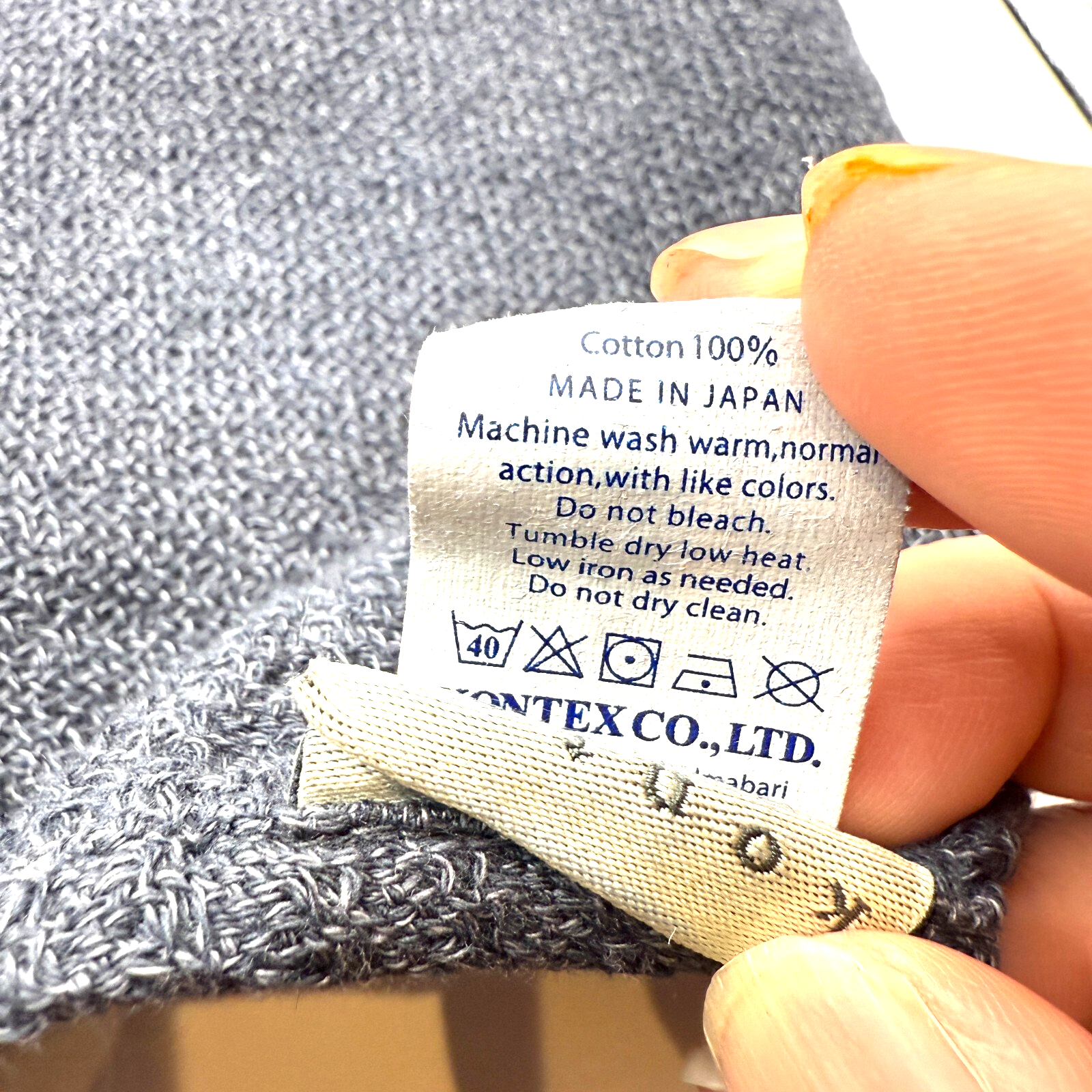 Imabari Towel  Kontex Gray Regular Towels Japan Made [express]3